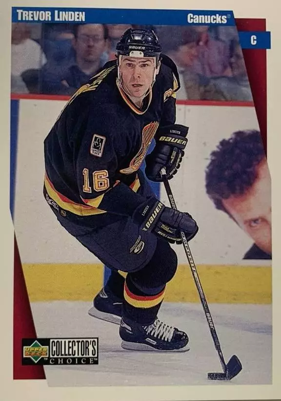Хоккей Карточка Trevor Linden - Тревор Линден Vancouver Canucks-Ванкувер НХЛ-NHL