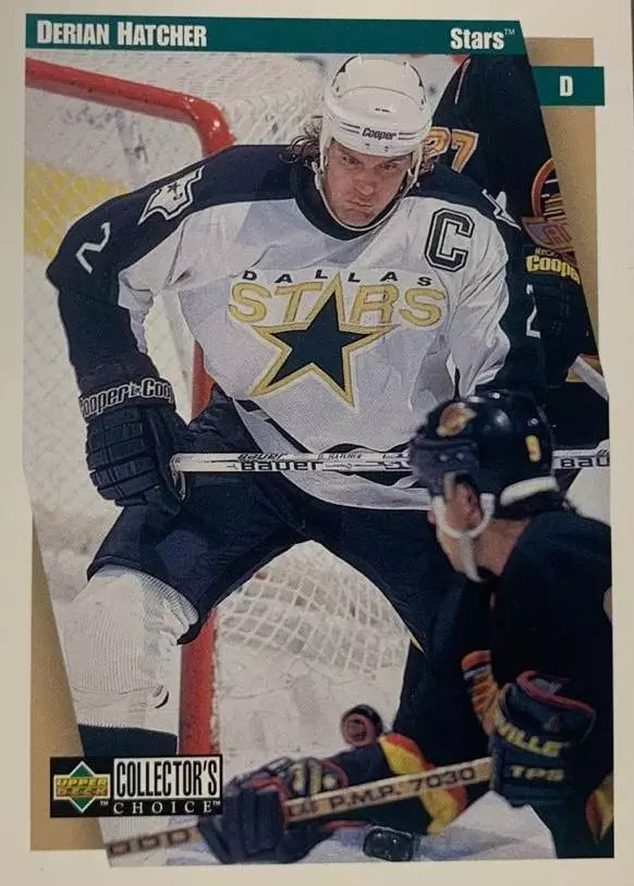 Хоккей. Карточка Derian Hatcher-Дериан Хэтчер Dallas Stars-Даллас Старз НХЛ/NHL