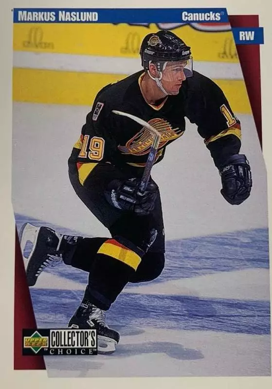 Хоккей Карточка Markus Naslund-Маркус Неслунд Vancouver Canucks-Ванкувер НХЛ-NHL