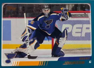 Хоккей. Карточка Brent Johnson-Брент Джонсон St. Louis Blues / Сент-Луис НХЛ/NHL