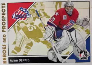 Хоккей. Карточка Adam Dennis / Адам Деннис Норт Бэй Батальон АХЛ/НХЛ/NHL