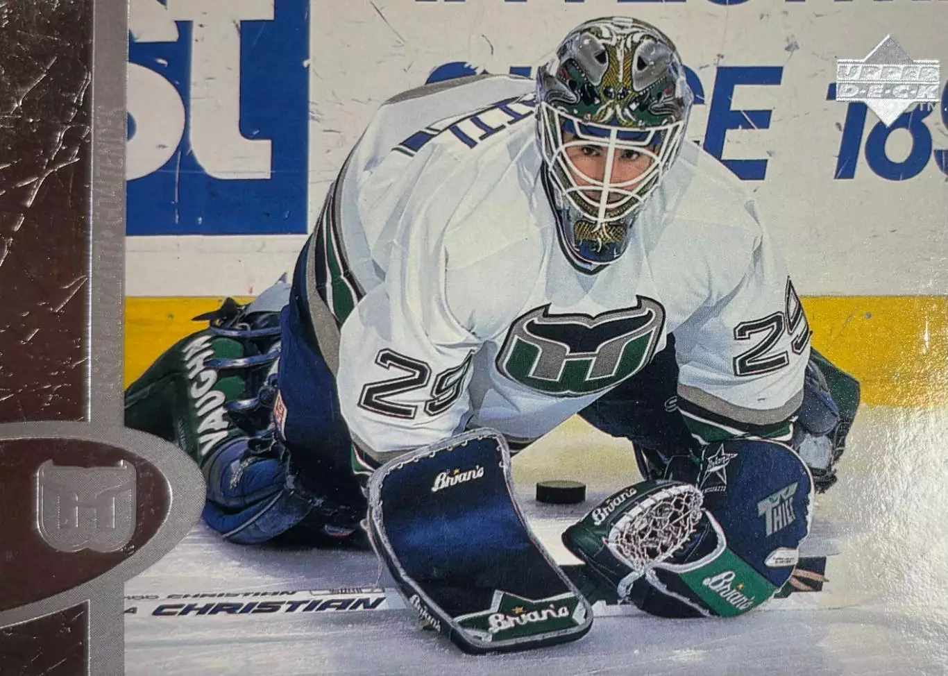 Карточка Jason Muzzatti - Джейсон Муццатти Hartford Whalers - Хартфорд НХЛ/NHL