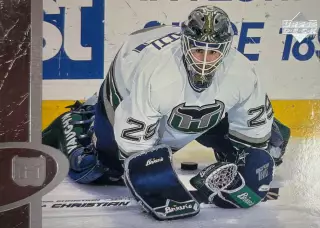 Карточка Jason Muzzatti - Джейсон Муццатти Hartford Whalers - Хартфорд НХЛ/NHL