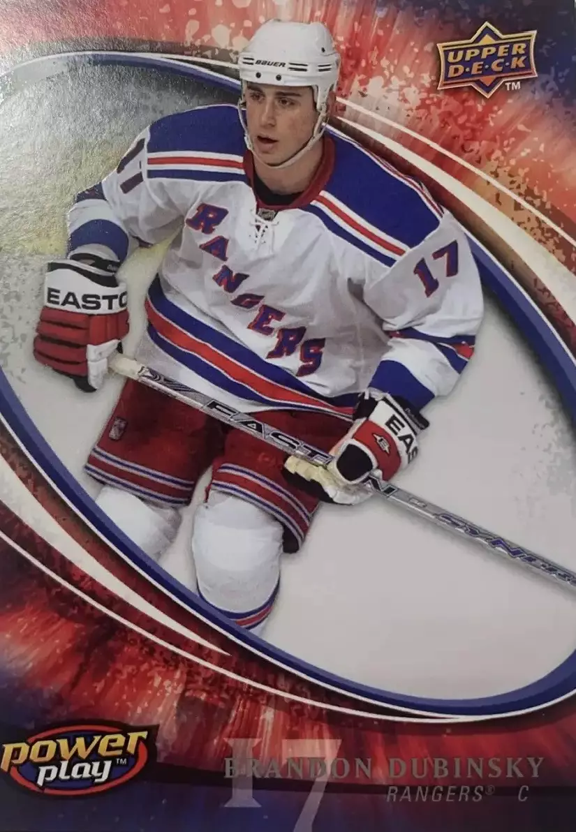 Карточка Dubinsky - Брэндон Дубински New York Rangers/Нью-Йорк Рейнджерс НХЛ/NHL