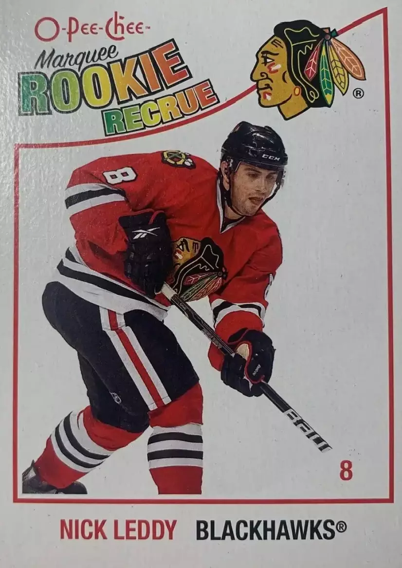 Хоккей. Карточка Nick Leddy-Ник Ледди Chicago Blackhawks/Чикаго Блэкхокс НХЛ/NHL