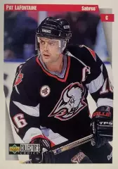 Хоккей. Карточка Pat LaFontaine - Пэт Лафонтейн Buffalo Sabres - Баффало НХЛ/NHL