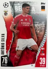 Футбол. Карточка Antonio Silva/Антониу Силва Бенфика Лига Чемпионов 2023/24