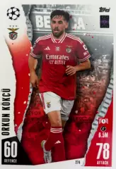 Футбол Карточка Orkun Kokcu/Оркун Кекчю Бенфика,Фейеноорд Лига Чемпионов 2023/24