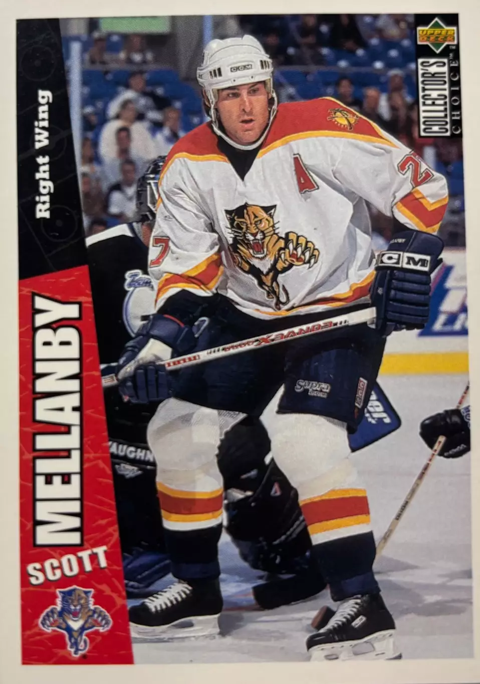 Хоккей. Карточка Scott Mellanby-Скотт Мелланби Florida Panthers-Флорида НХЛ/NHL