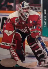 Хоккей. Карточка Don Beaupre - Дон Бопре Washington Capitals - Вашингтон НХЛ-NHL