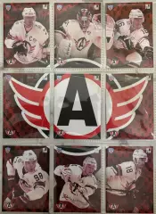 Хоккей. Карточки Логотип Автомобилист Екатеринбург (9 карт) КХЛ сезон 2013/14