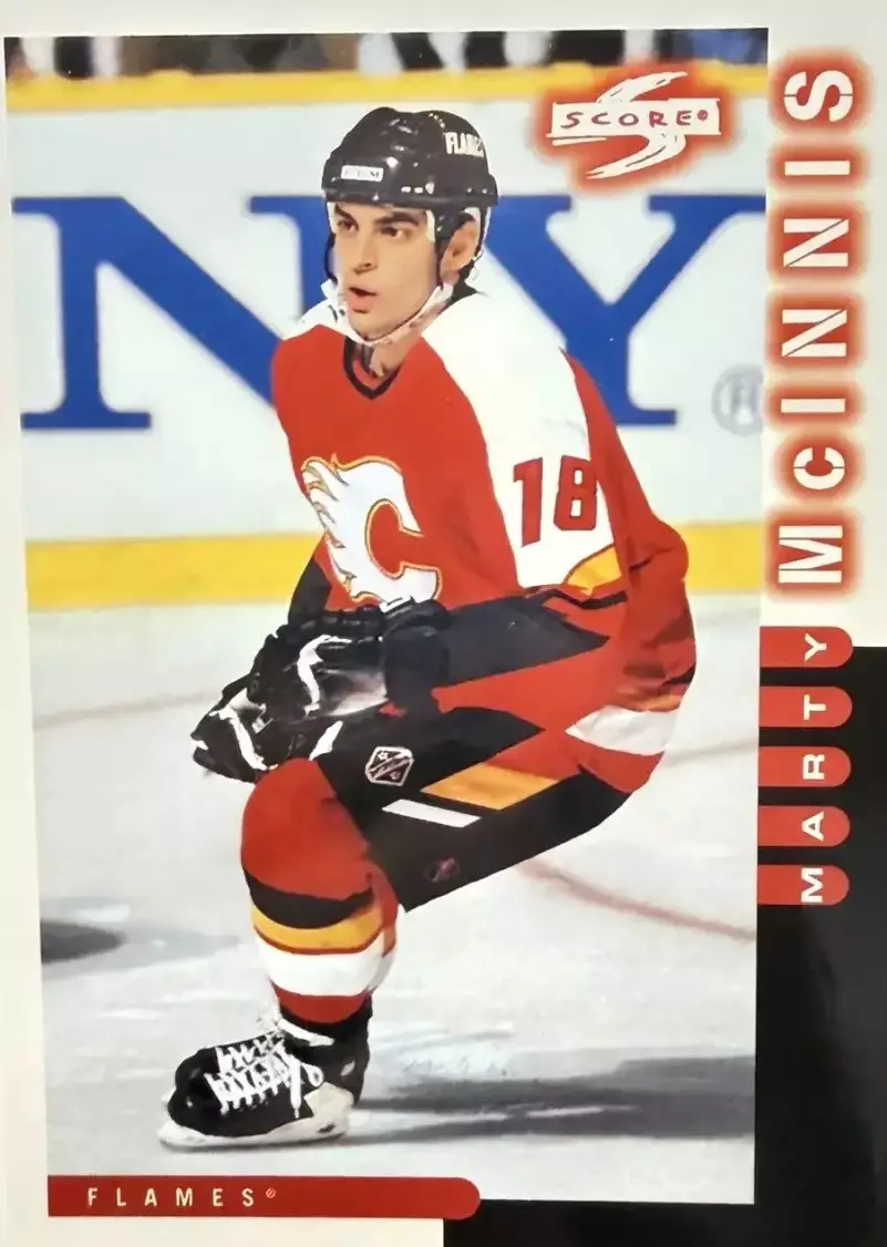 Хоккей. Карточка Marty McInnis - Марти Макиннис Calgary Flames - Калгари НХЛ/NHL