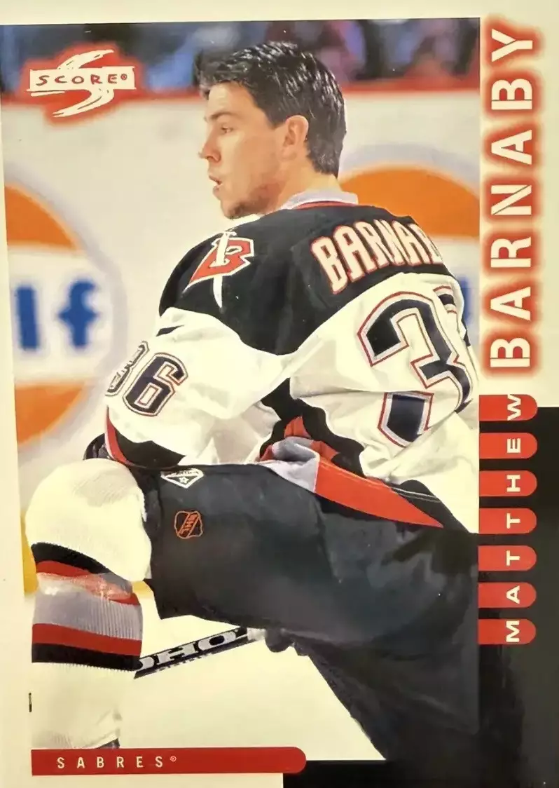 Хоккей. Карточка Matthew Barnaby-Мэттью Барнэби Buffalo Sabres - Баффало НХЛ/NHL