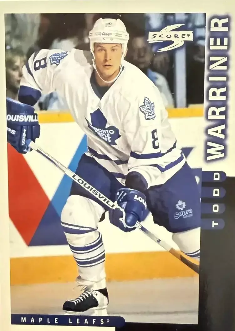 Хоккей. Карточка Todd Warriner/Тодд Уорринер Toronto Maple Leafs-Торонто НХЛ/NHL