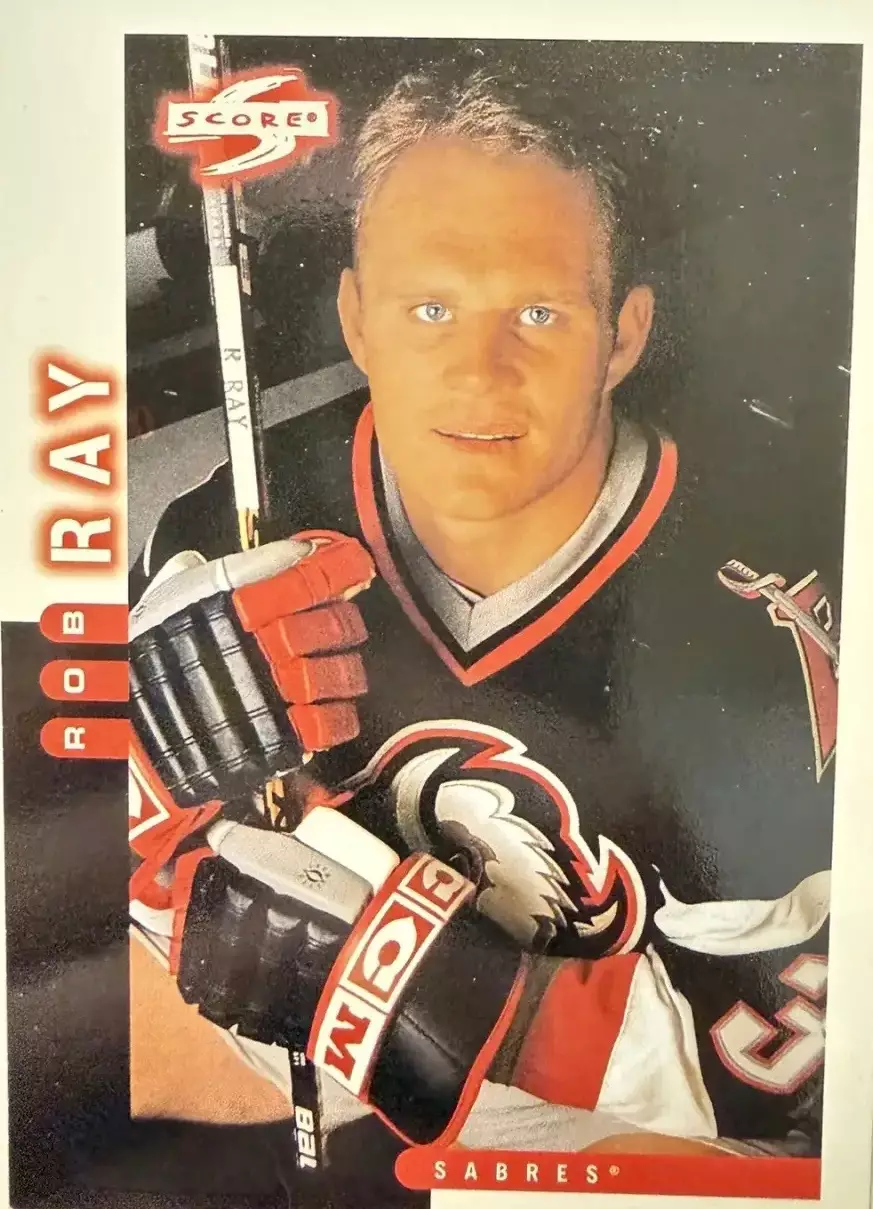 Хоккей. Карточка Rob Ray - Роб Рэй Buffalo Sabres - Баффало Сейбрз НХЛ/NHL