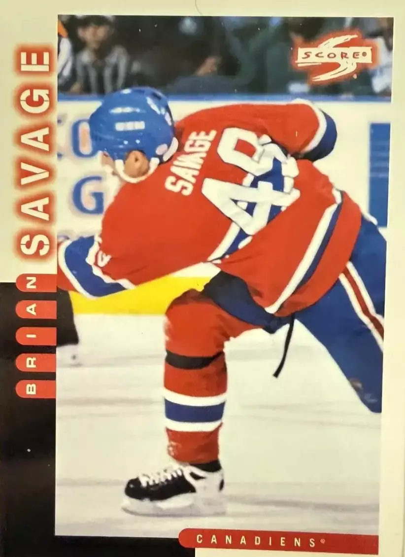 Хоккей. Карточка Brian Savage-Брайан Сэвидж Montreal Canadiens-Монреаль НХЛ/NHL