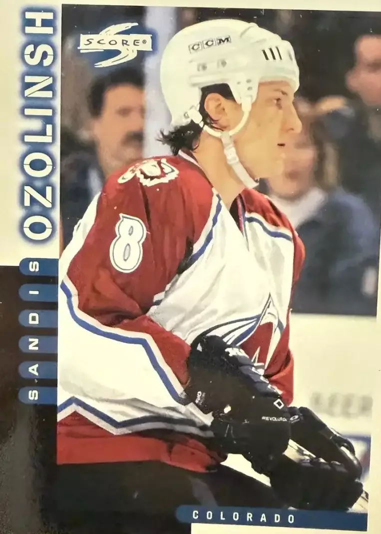 Карточка Сандис Озолиньш Colorado-Колорадо, Динамо Рига, Атлант, Торпедо НХЛ/КХЛ