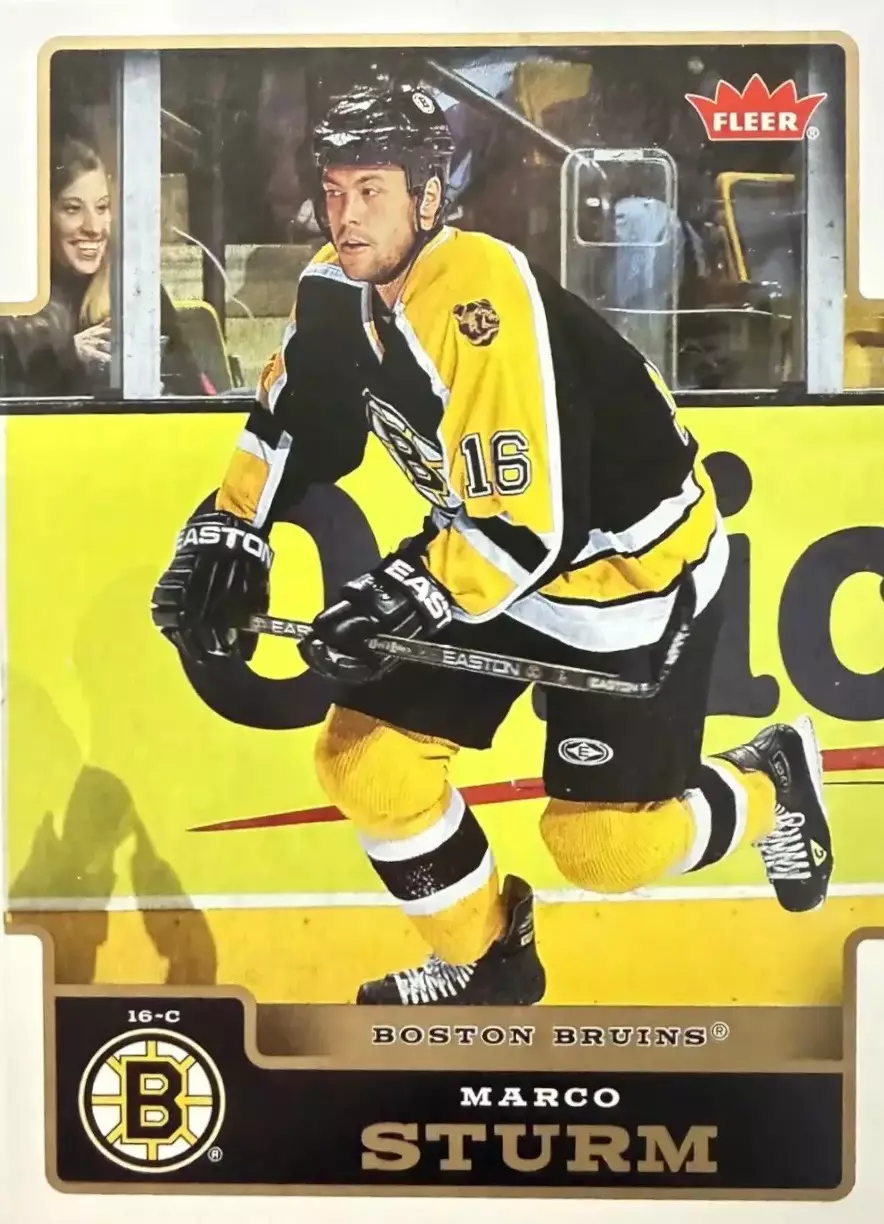 Хоккей. Карточка Marco Sturm - Марко Штурм Boston Bruins - Бостон Брюинз НХЛ/NHL