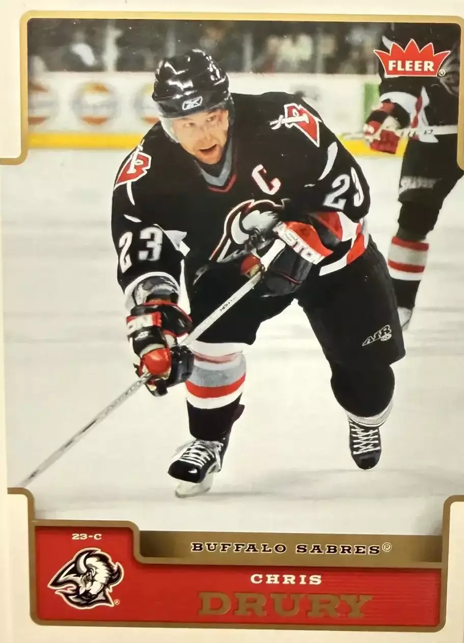 Хоккей. Карточка Chris Drury-Крис Друри Buffalo Sabres - Баффало Сейбрз НХЛ/NHL