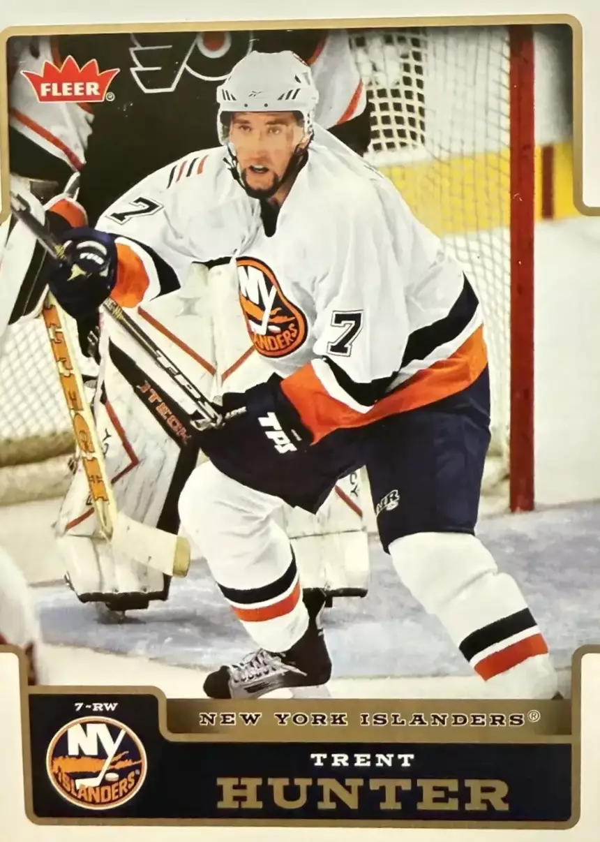 Карточка Trent Hunter-Трент Хантер New York Islanders/Нью-Йорк Айлендерс НХЛ/NHL