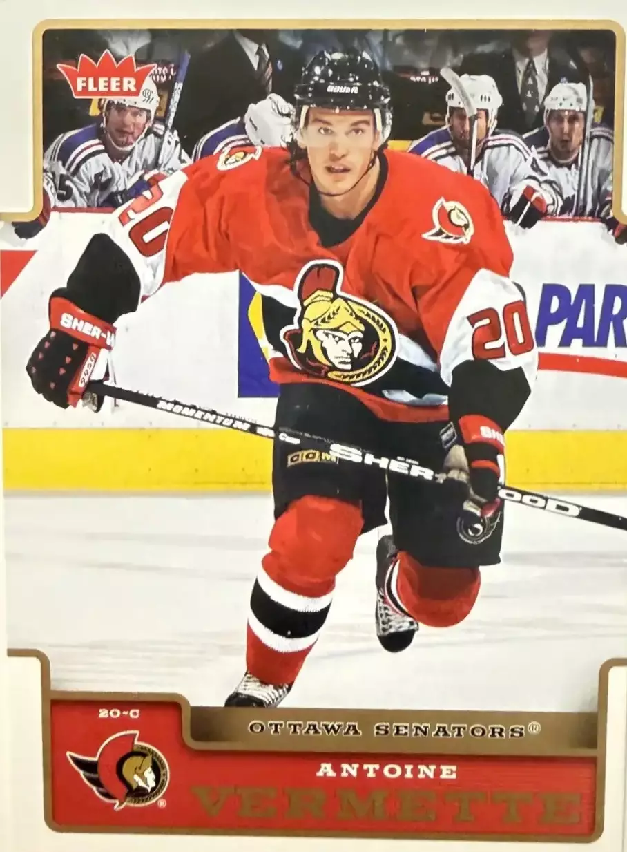 Хоккей. Карточка Antoine Vermette-Антуан Верметт Ottawa Senators-Оттава НХЛ/NHL