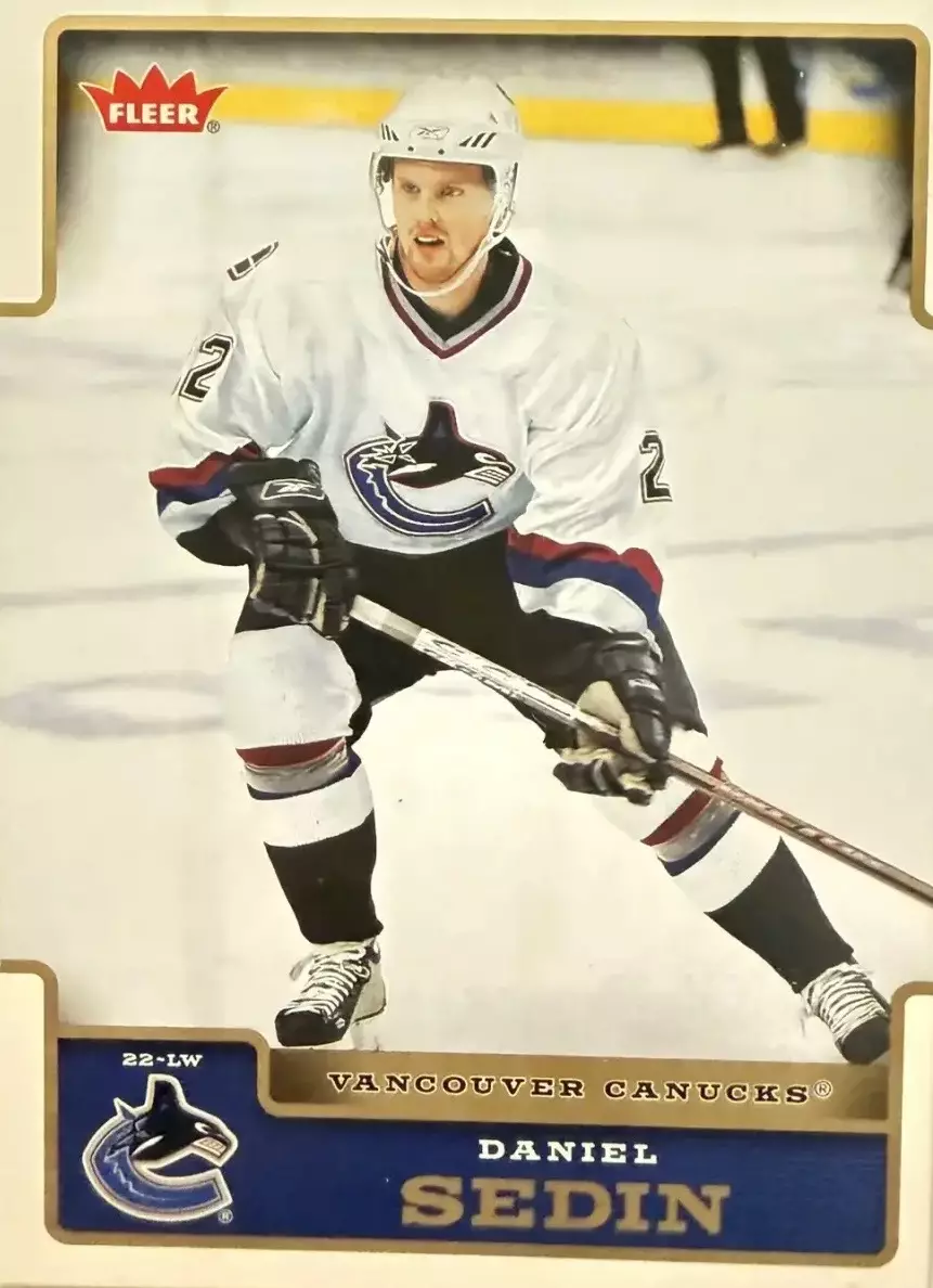 Хоккей. Карточка Daniel Sedin-Даниэль Седин Vancouver Canucks-Ванкувер НХЛ/NHL