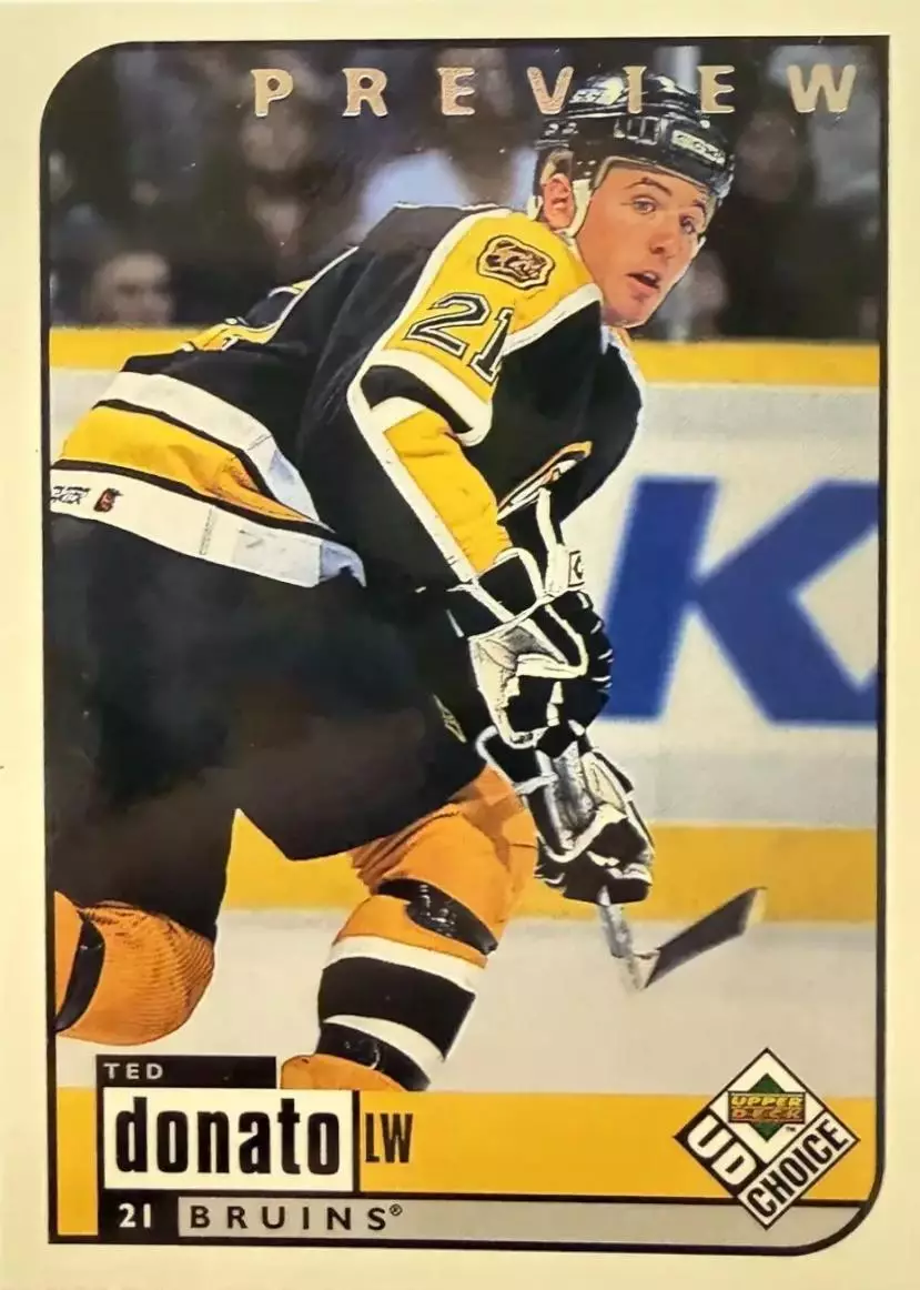 Хоккей. Карточка Ted Donato - Тед Донато Boston Bruins - Бостон Брюинз НХЛ/NHL