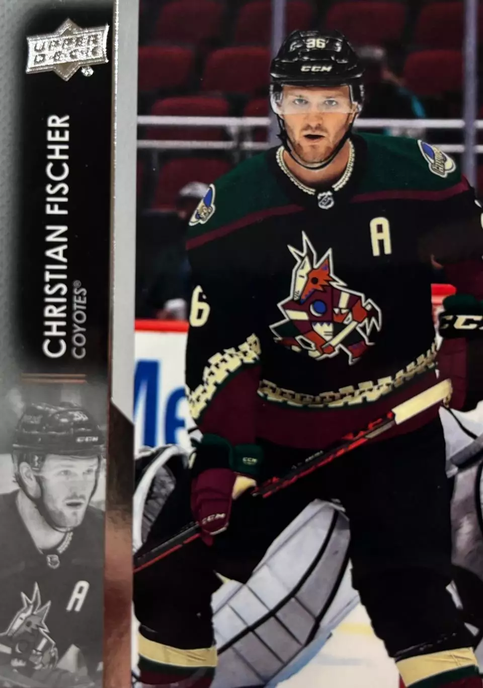 Хоккей Карточка Christian Fischer-Кристиан Фишер Arizona Coyotes-Аризона НХЛ/NHL