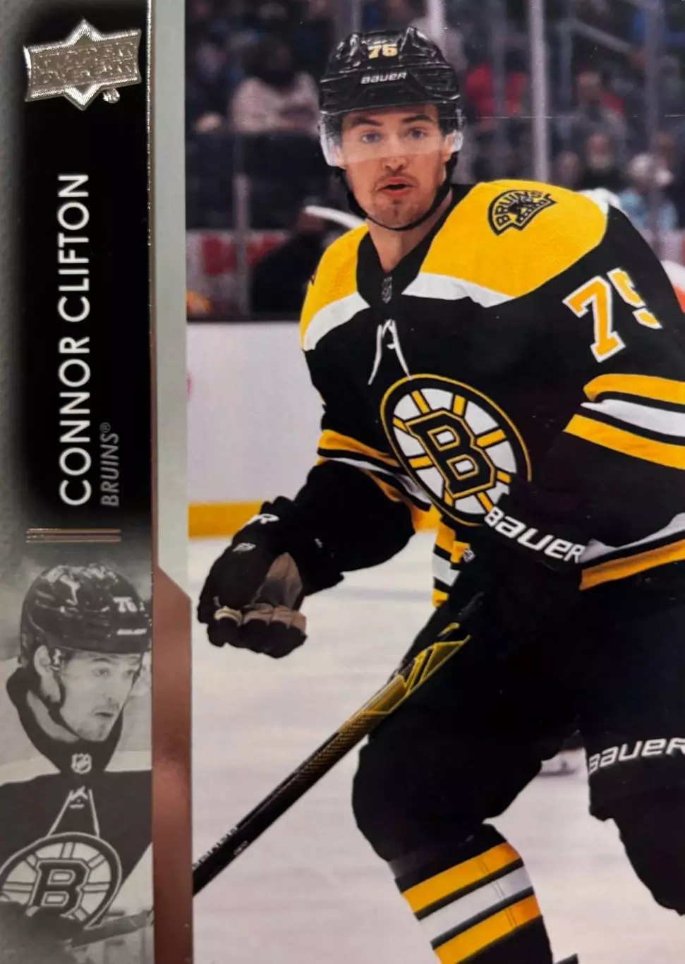 Хоккей. Карточка Connor Clifton - Коннор Клифтон Boston Bruins - Бостон НХЛ/NHL