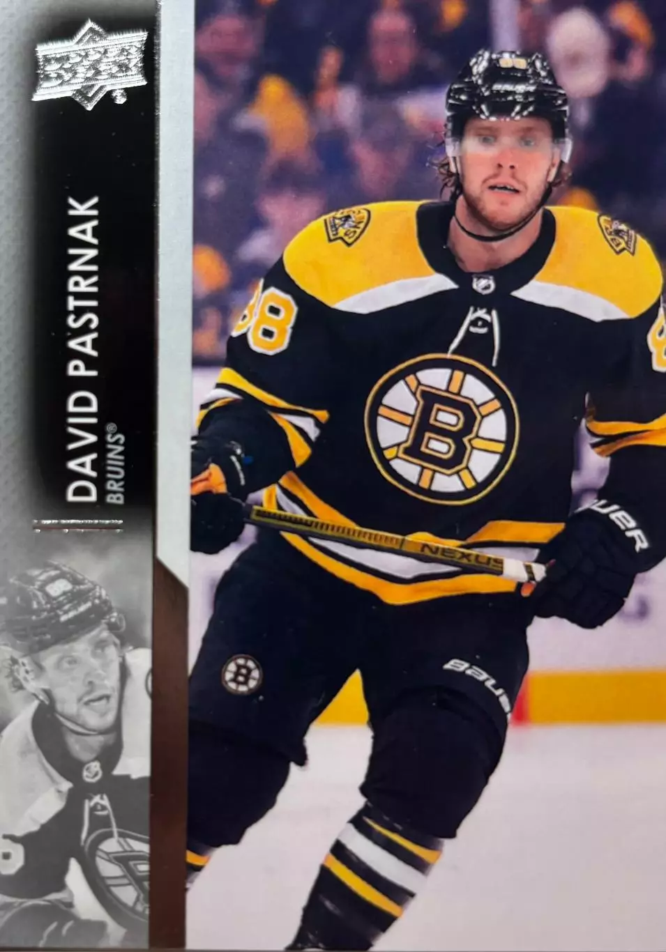 Хоккей. Карточка David Pastrnak - Давид Пастрняк Boston Bruins/Бостон НХЛ/NHL