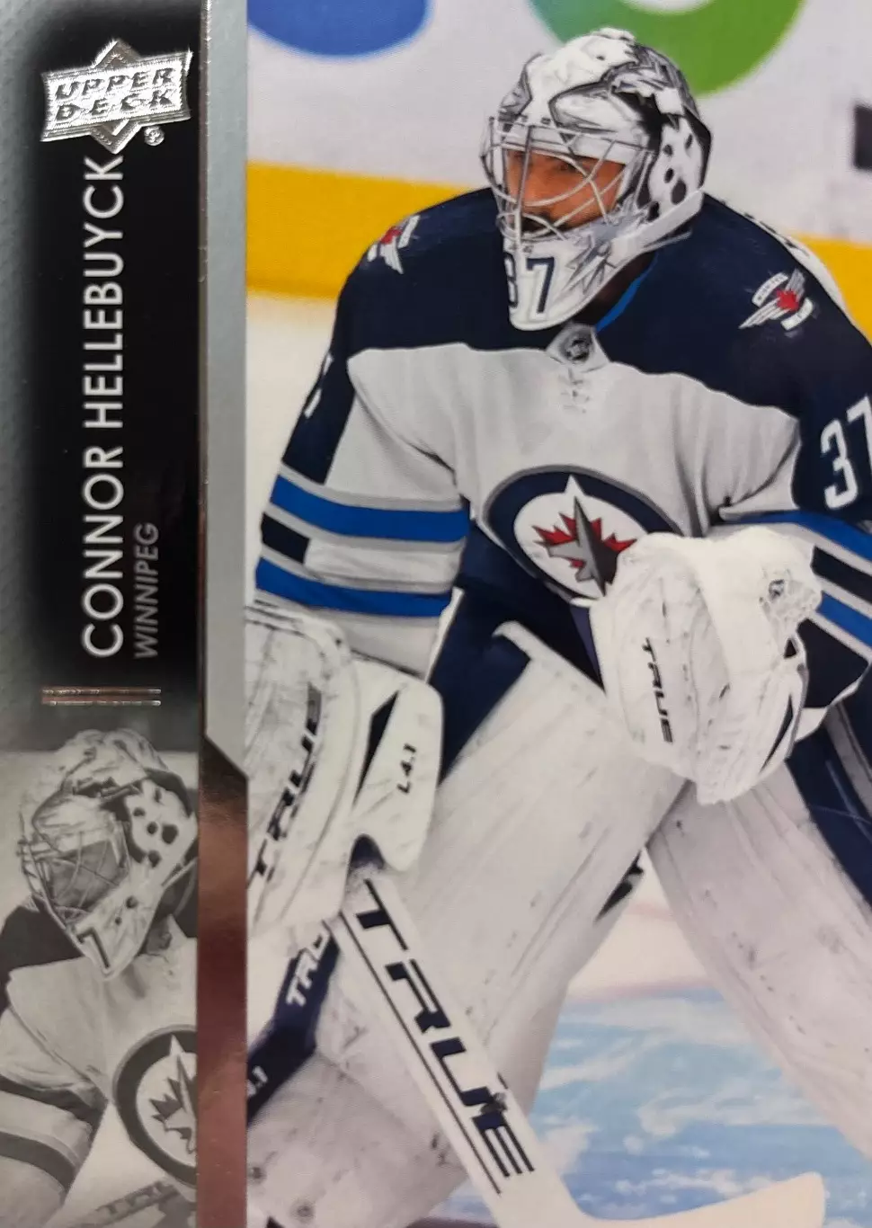 Карточка Connor Hellebuyck/Коннор Хеллебак Winnipeg Jets-Виннипег Джетс НХЛ/NHL