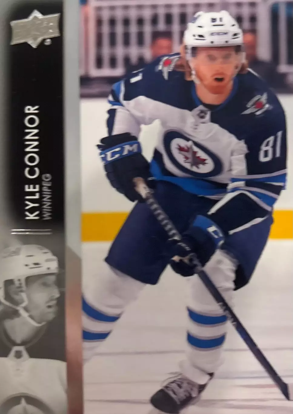 Хоккей. Карточка Kyle Connor-Кайл Коннор Winnipeg Jets - Виннипег Джетс НХЛ NHL