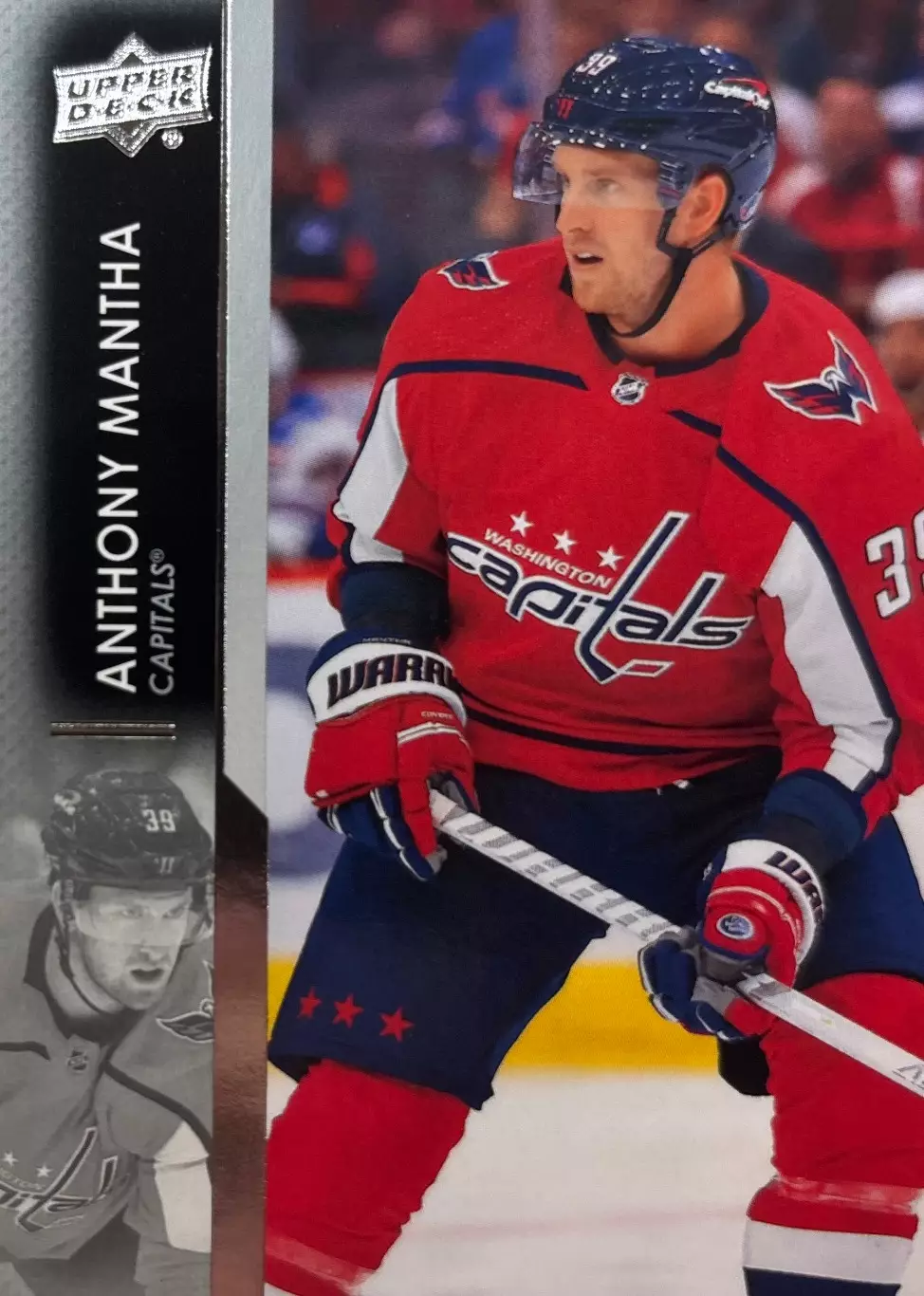 Карточка Anthony Mantha - Энтони Манта Washington Capitals - Вашингтон НХЛ-NHL