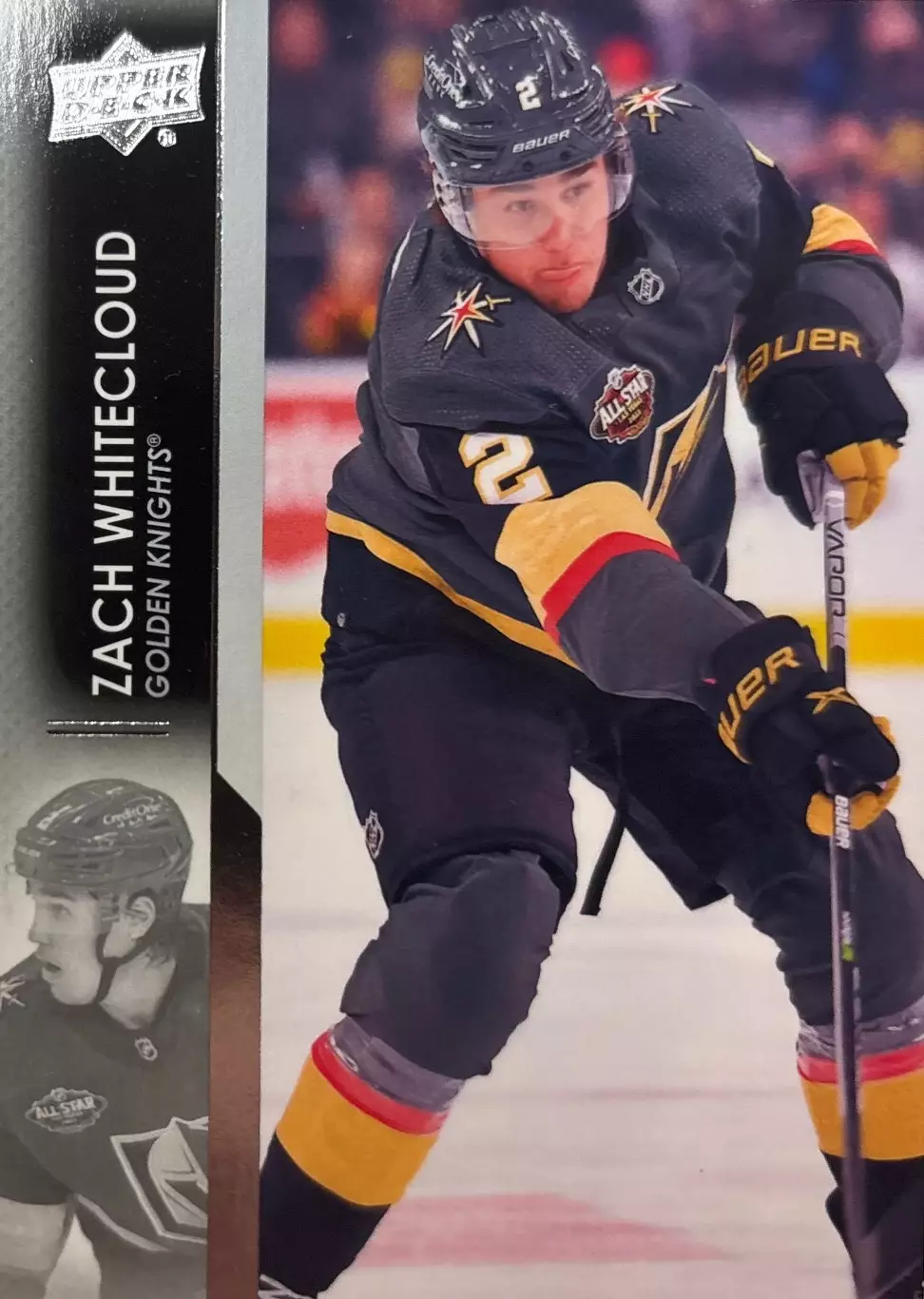 Хоккей Карточка Zach Whitecloud-Зак Уайтклауд Vegas Golden Knights-Вегас НХЛ/NHL