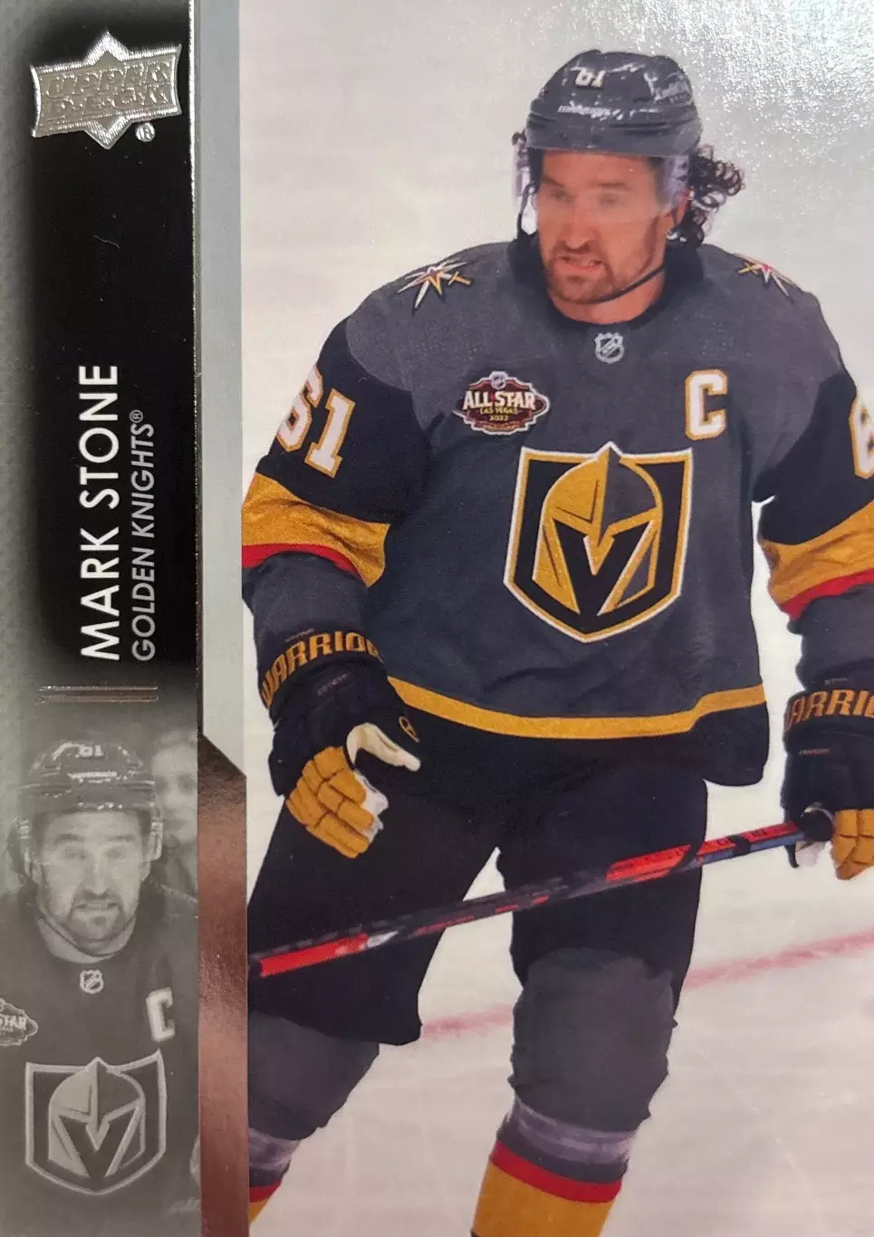 Хоккей. Карточка Mark Stone - Марк Стоун Vegas Golden Knights / Вегас НХЛ/NHL