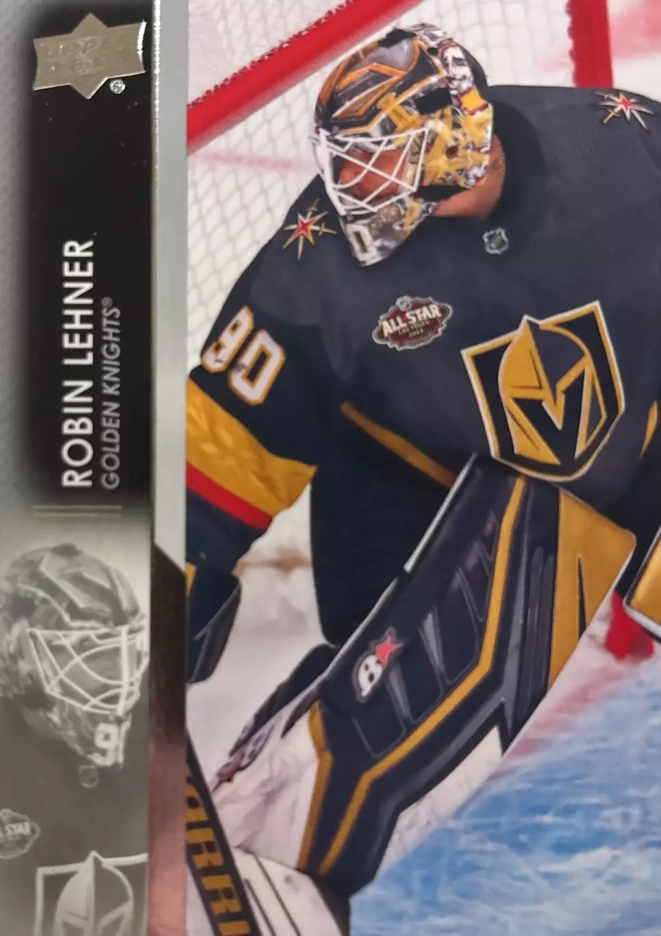 Хоккей. Карточка Robin Lehner - Робин Ленер Vegas Golden Knights - Вегас НХЛ/NHL