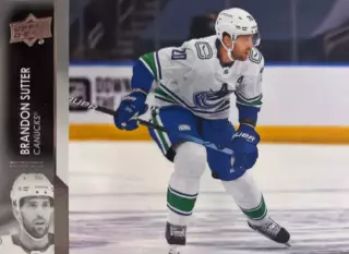 Хоккей Карточка Brandon Sutter-Брэндон Саттер Vancouver Canucks-Ванкувер НХЛ/NHL