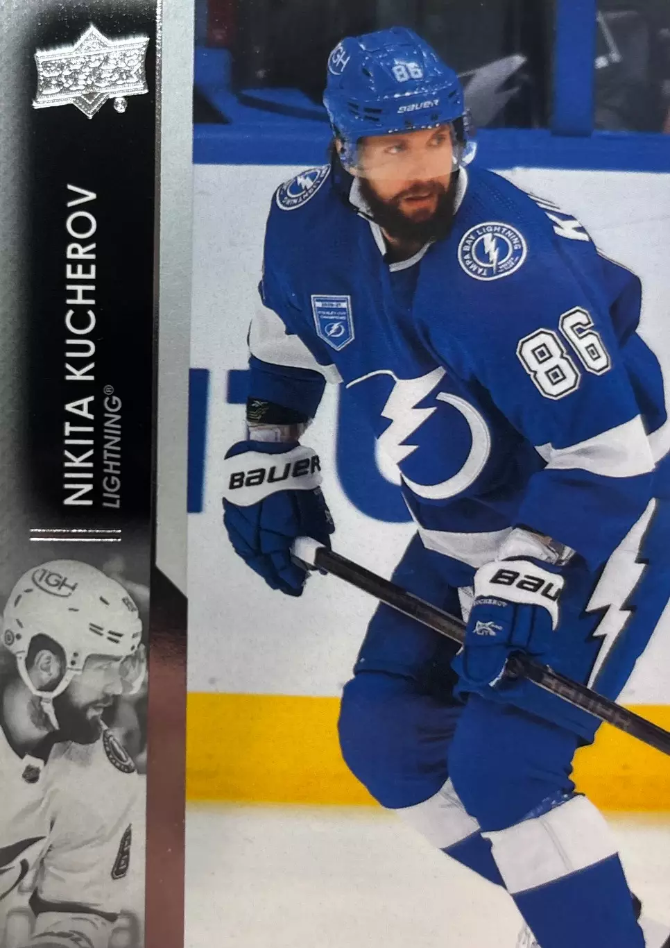 Карточка Никита Кучеров Tampa Bay Lightning / Тампа-Бэй,ЦСКА Москва КХЛ/NHL/НХЛ