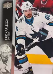 Хоккей. Карточка Erik Karlsson/Эрик Карлссон San Jose Sharks - Сан-Хосе НХЛ/NHL