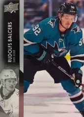 Карточка Rudolfs Balcers-Рудолфс Балцерс San Jose Sharks/Сан-Хосе Шаркс НХЛ/NHL
