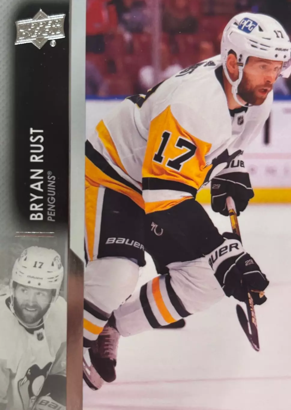 Хоккей. Карточка Bryan Rust - Брайан Раст Pittsburgh Penguins-Питтсбург НХЛ/NHL