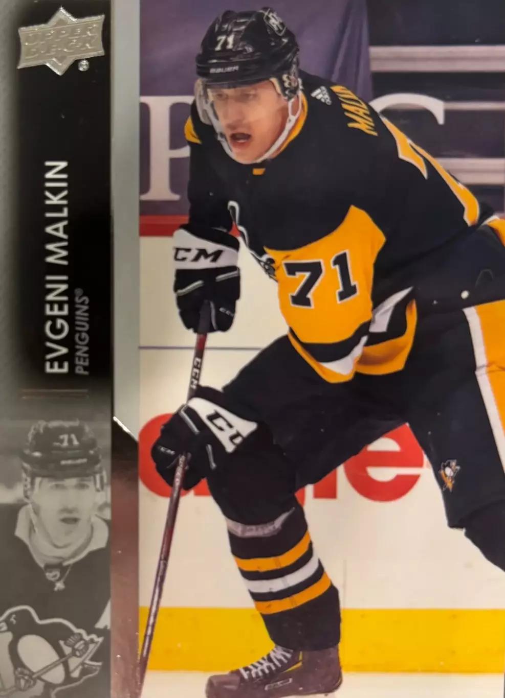 Карточка Евгений Малкин Pittsburgh Penguins Металлург Магнитогорск НХЛ/NHL/КХЛ