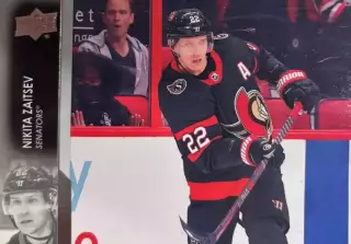 Карточка Никита Зайцев Оттава Сенаторз, СКА, Сибирь, ЦСКА Москва НХЛ/NHL/КХЛ