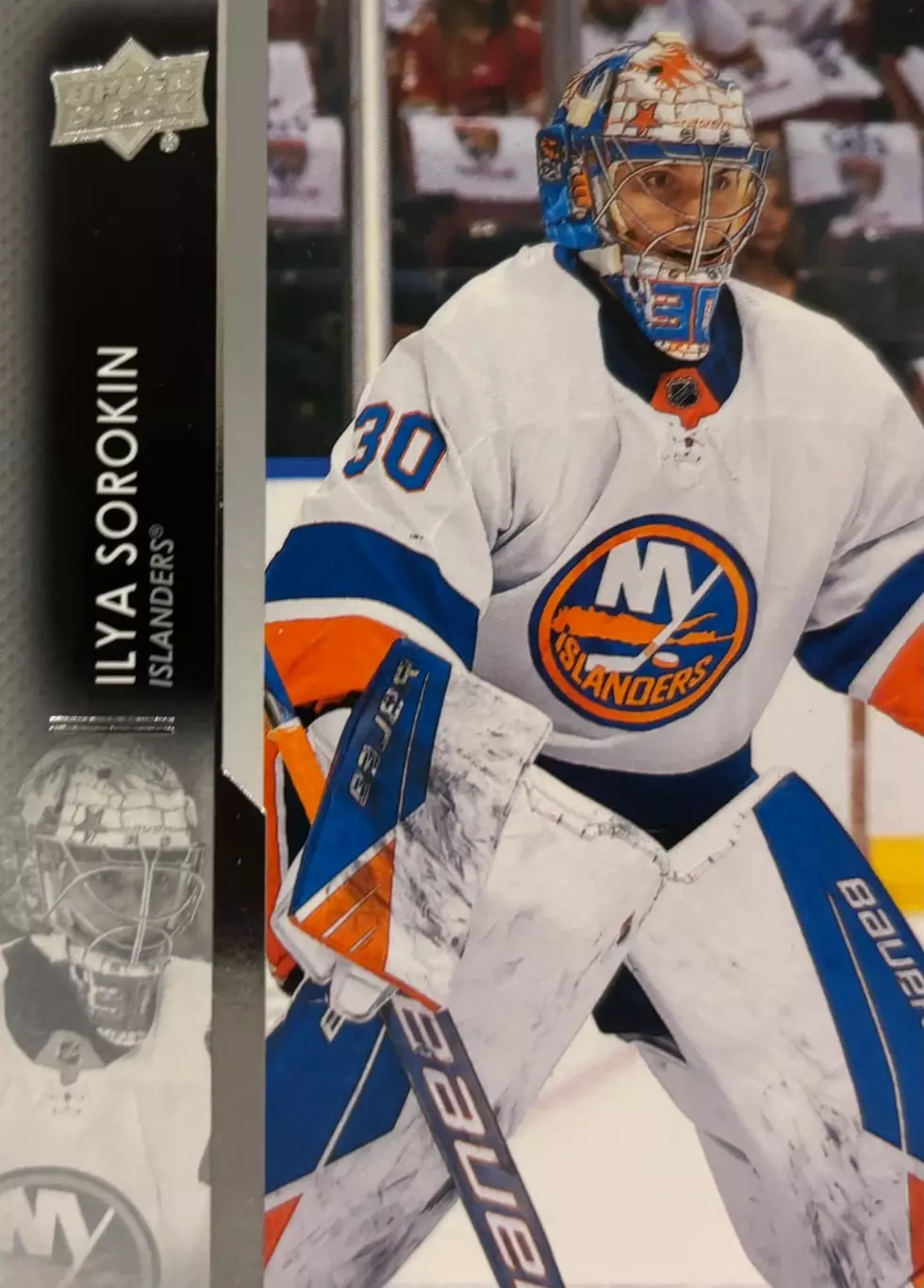 Хоккей. Карточка Илья Сорокин ЦСКА Москва, New York Islanders-Айлендерс НХЛ/КХЛ