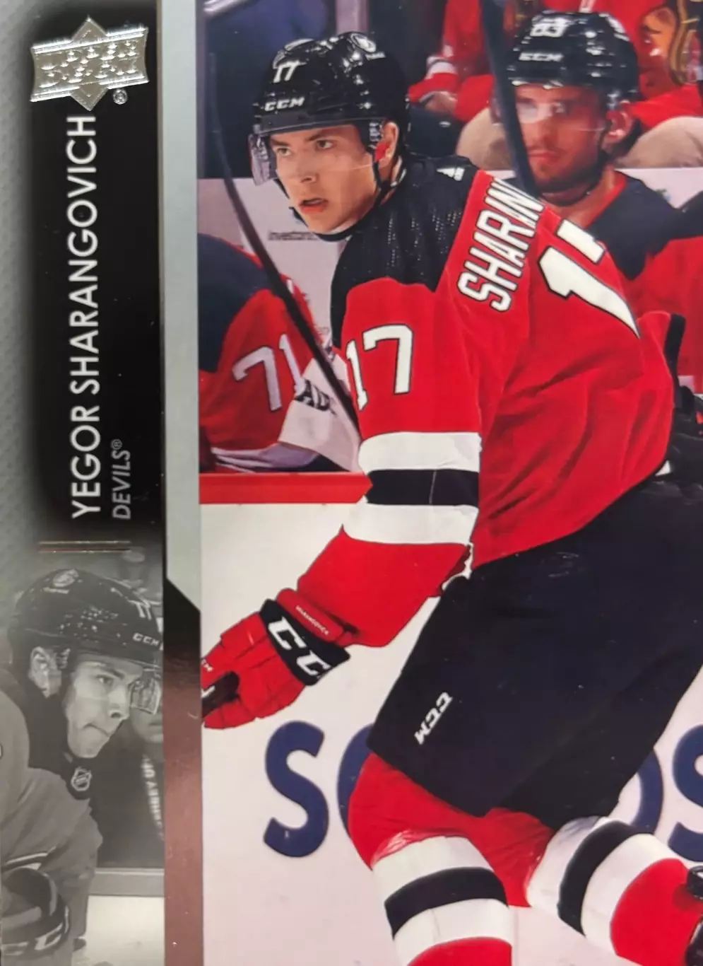 Карточка Егор Шарангович New Jersey Devils/Нью-Джерси, Динамо Минск НХЛ/NHL/КХЛ