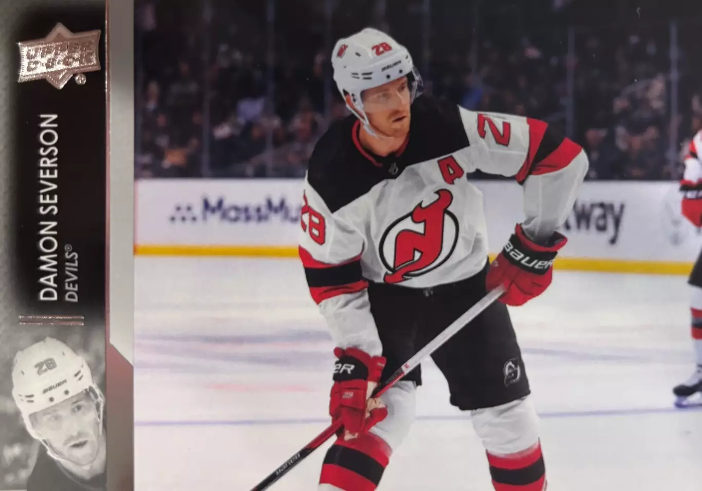 Карточка Damon Severson - Дэймон Северсон New Jersey Devils/Нью-Джерси НХЛ/NHL