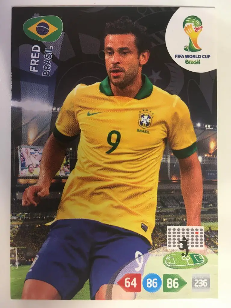 Футбол. Карточка Фред / Fred Бразилия, Шахтер Донецк Panini 2014