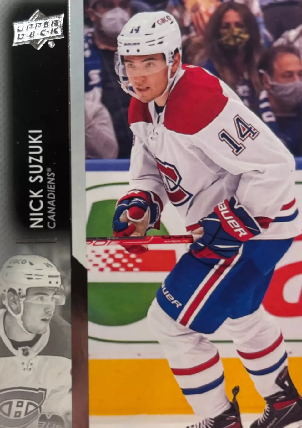 Хоккей. Карточка Nick Suzuki - Ник Сузуки Montreal Canadiens - Монреаль НХЛ/NHL