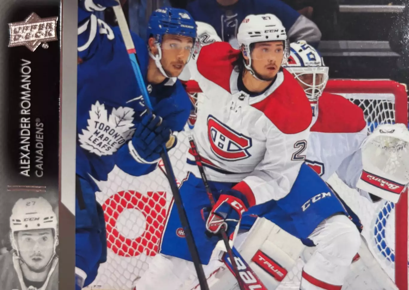 Хоккей. Карточка Александр Романов Montreal Canadiens/Монреаль, ЦСКА НХЛ/NHL/КХЛ