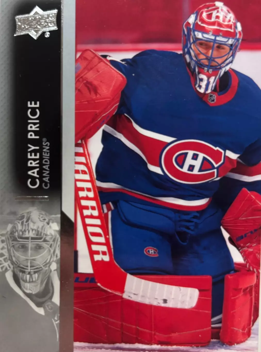 Хоккей. Карточка Carey Price-Кэри Прайс Montreal Canadiens - Монреаль НХЛ/NHL